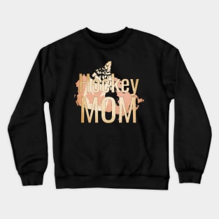 Hockey Mom with the Canadian Country and Flag Crewneck Sweatshirt